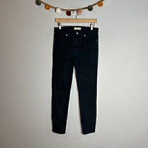 Madewell black 9" High Rise Skinny jeans